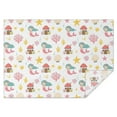 thumbnail image 1 of White Mermaid Pattern Rectangle Tablecloth 60"x84",Waterproof Polyester Rectangle Table Cloth, Wipeable Spillproof Polyester Tablecloth for Dining, Camping, Indoor and Outdoor, 1 of 5