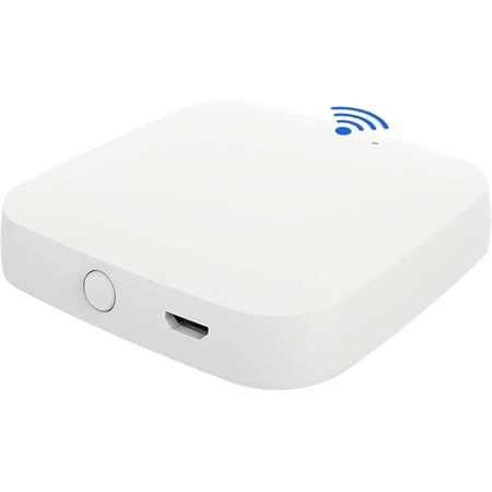 White Mesh Bluetooth WiFi Gateway - 2.4GHz Only, 10m Coverage 128 Devices, Compatible with Tuya Alexa Google Home Home Assistant, Easy Setup (Micro USB)$$Electrical