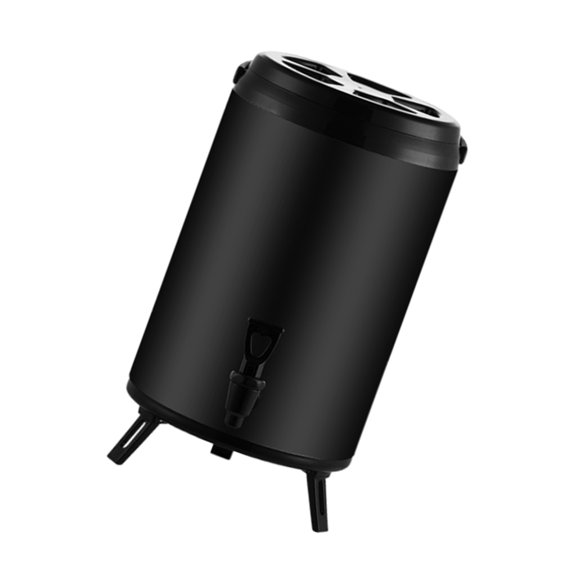 White Metal 8 Liter Drink Distributor With Twist Seal Lid For Coffee Juices Additionally Manual Action Plan