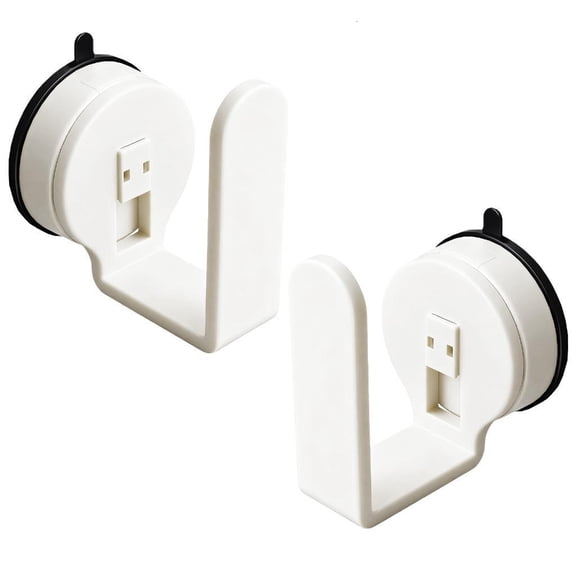 White Metal Wall Mounted Hanging Brackets Socket Storage Rack Outlet Holder