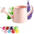 thumbnail image 1 of White Metal Watering Can Outdoor, White Watering Can, 1 Gallon Vintage Tin Sprinkler Kettle with Long Spout, Gardening Irrigation Tool for Indoor Plants Flowers, 1 of 7