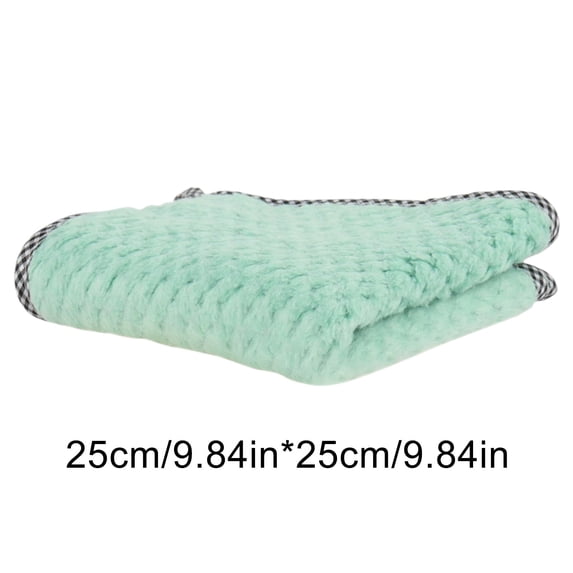 White Microfiber Dish Cloth 25*25cm AIron pot stubborn dirt removal,Metal cleaning ball,Galvanized steel wire-White