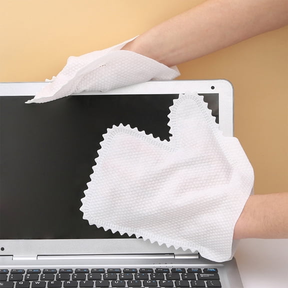 White Microfiber Dusting Gloves, Washable Dusting Mitt, Microfiber Cloth, Replaces Dust Wipes, Feather Dusters for Locks in Dust Pet Hair Sensitive Cleaning, 10 Pcs, 8.26x8.07"