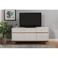 thumbnail image 1 of White Mid Century Mod TV Console with Acorn Accents, 1 of 1