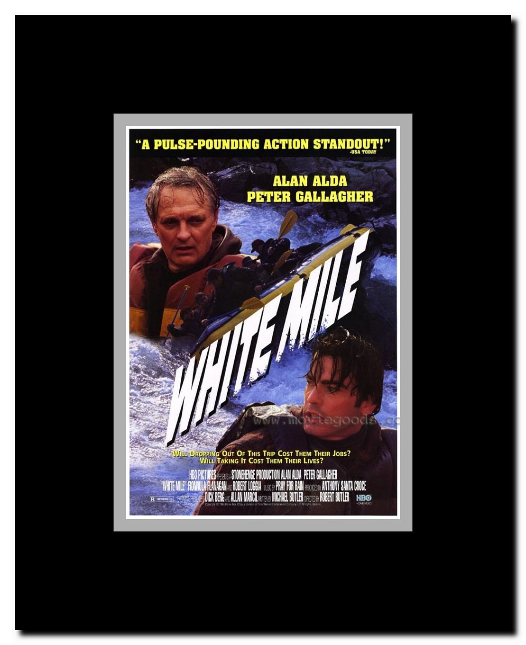 White Mile Framed Movie Poster