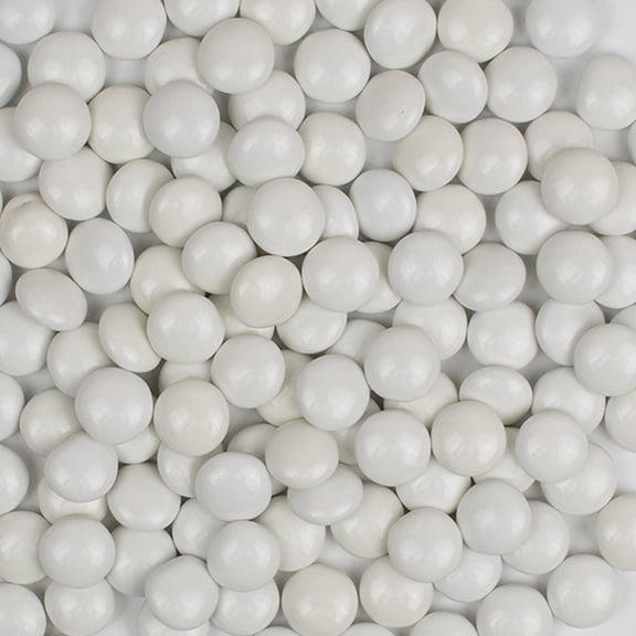 624ct White Bulk Chocolate Coated Gems For Parties, Gifting, Baking And Candy Buffets (20oz)