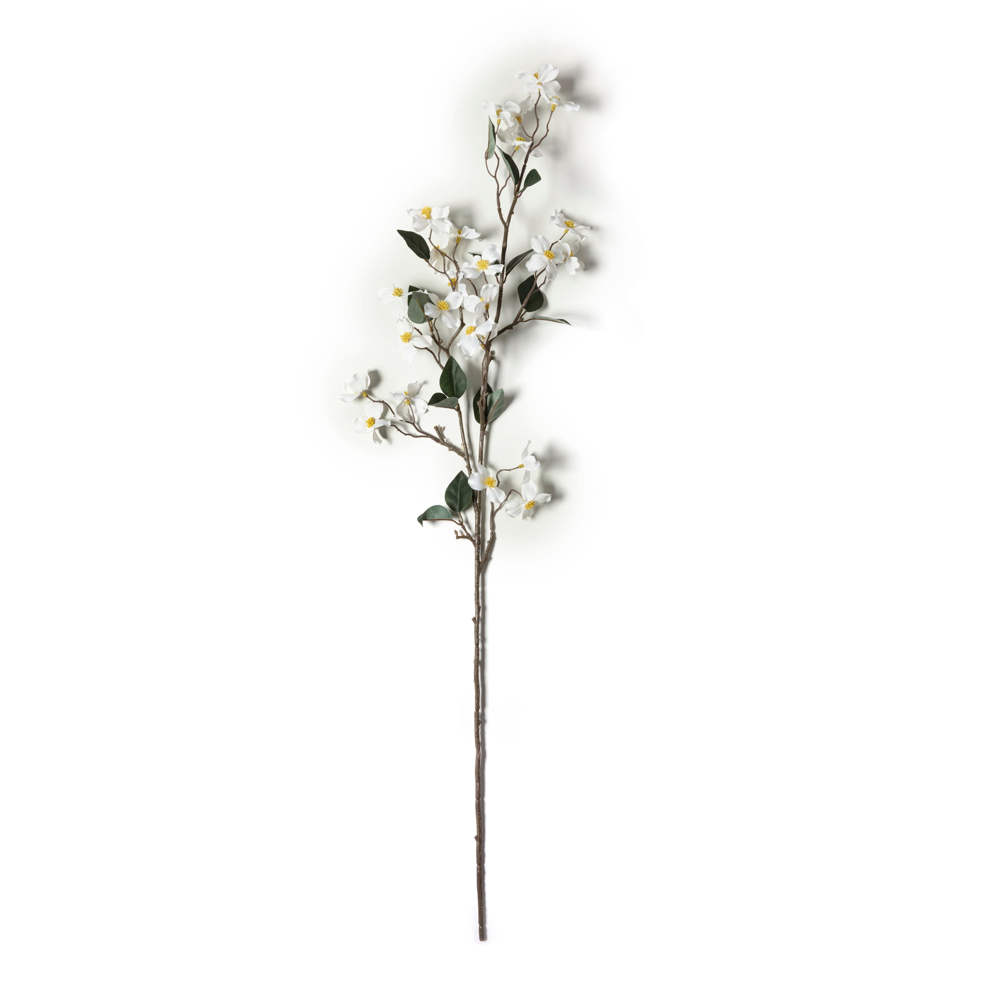 Ashland¬Æ White Mini Dogwood Stem Artificial Flower Plant for Home D√©cor