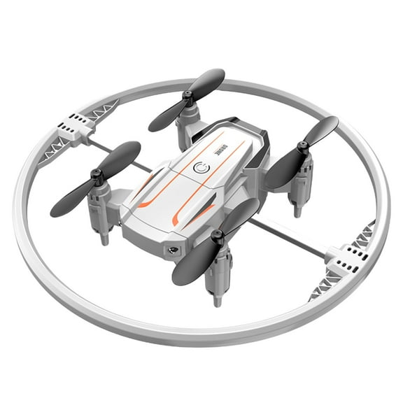 White Mini Stunt Drone With Dazzling Lights, Rolling And Rotating, Intelligent Altitude Control, 2.4G Remote Control For Kids And Beginners, 6.49X6.49X1.57In 0.92Lb