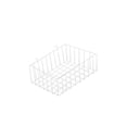 thumbnail image 1 of SSWBasics White Mini Wire Grid Basket for Wire Grid - 12''L x 8''W x 4"D - Set of 3, 1 of 1