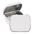 thumbnail image 1 of 2 1/2" White Metal Mint Tins with Peppermint Candy - 24 Pc., 1 of 1