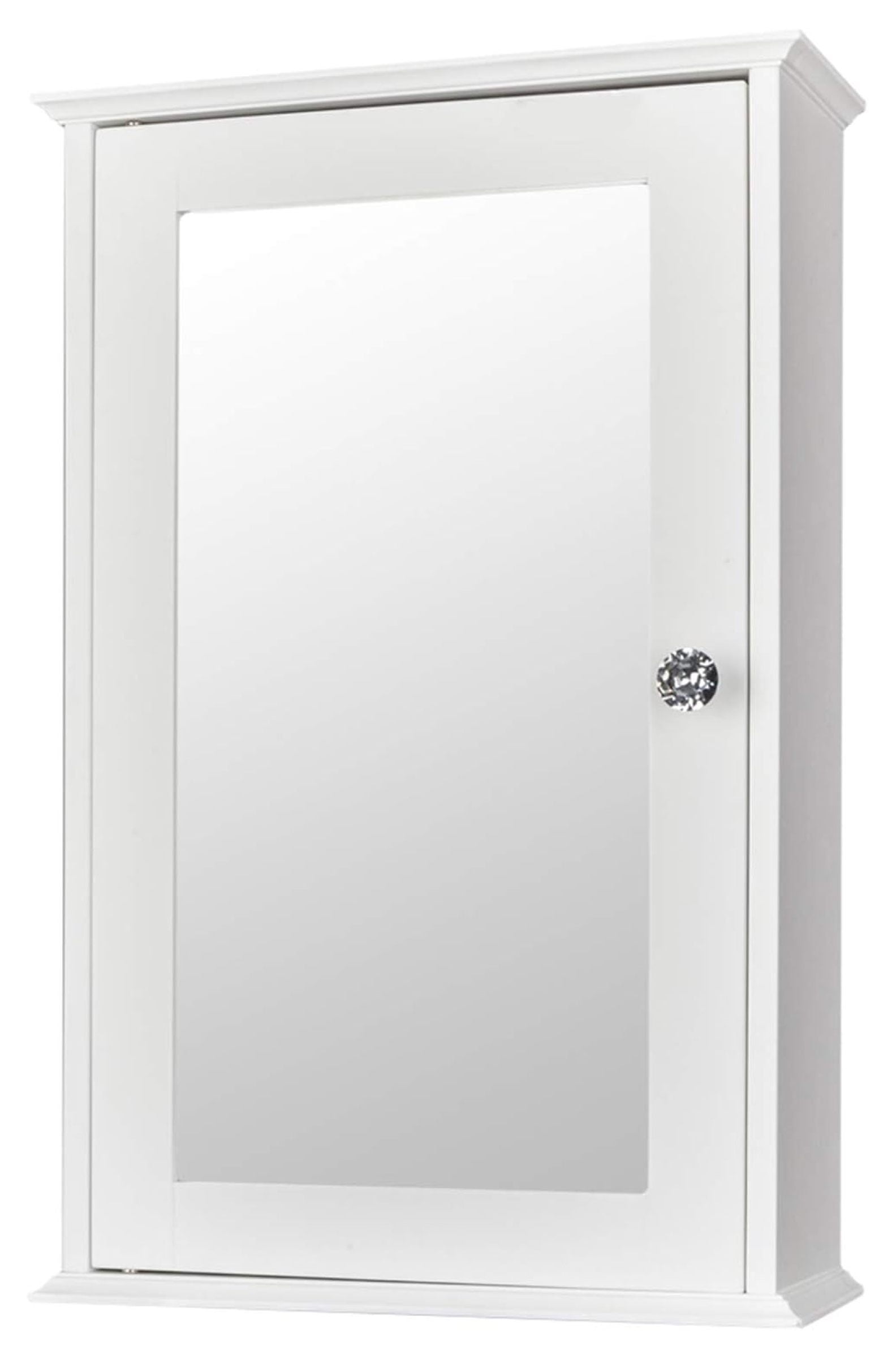 White Mirrored Bathroom Medicine Wall Mount Bathroom Storage