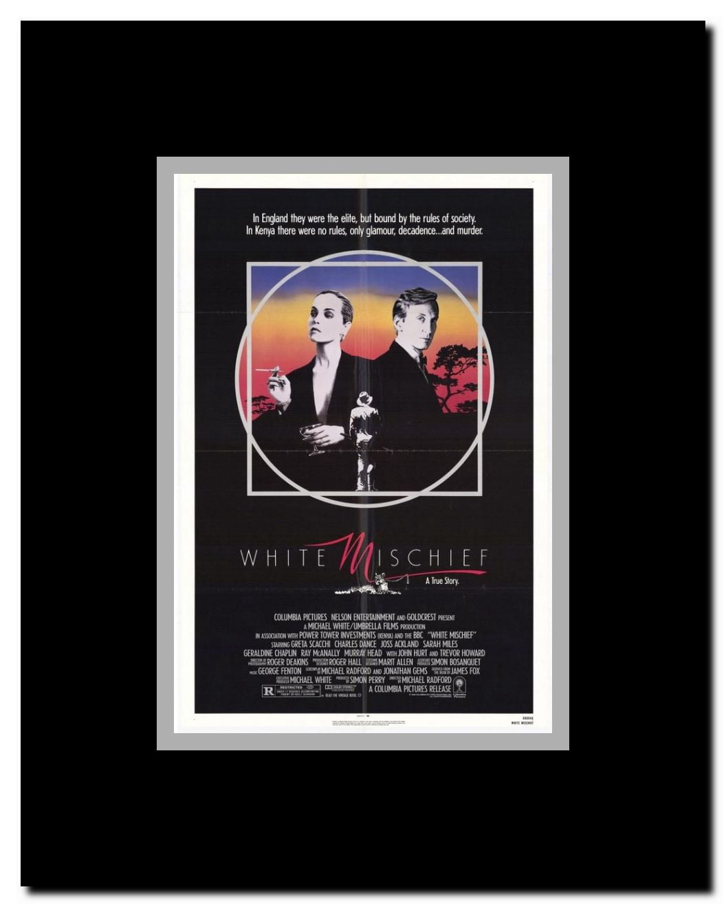 White Mischief Framed Movie Poster