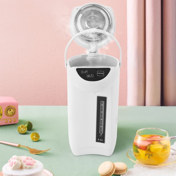 White Modern Water Boiler, 4L Capacity, 3 Water Dispensing Modes, Suitable for Homes, Restaurants, Hotels, Coffee Shops & Offices to Heat Water Quickly