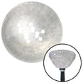 thumbnail image 1 of White Molecule Structure Clear Retro Metal Flake Shift Knob with M16 x 1.5 Insert, 1 of 1