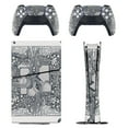 thumbnail image 1 of White Motherboard Console Skin Bundle for PS5 Pro Slim Disc & Digital / PS4 – Full Wrap + Dual Controller Flair, 1 of 5