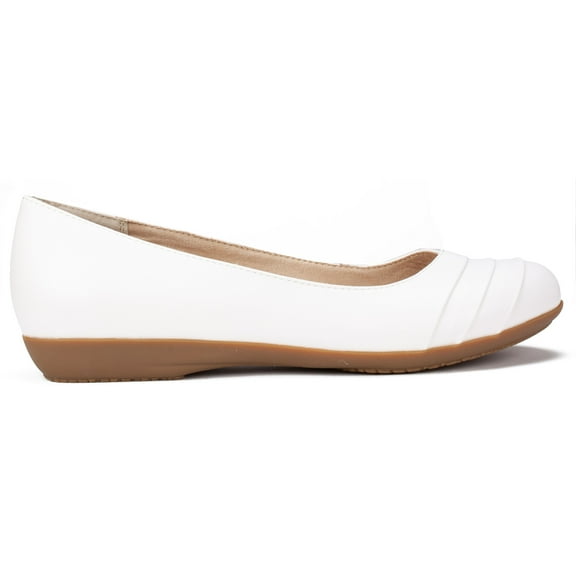 White Mountain Cliffs Women's Clara Ballet Flat(Wide)