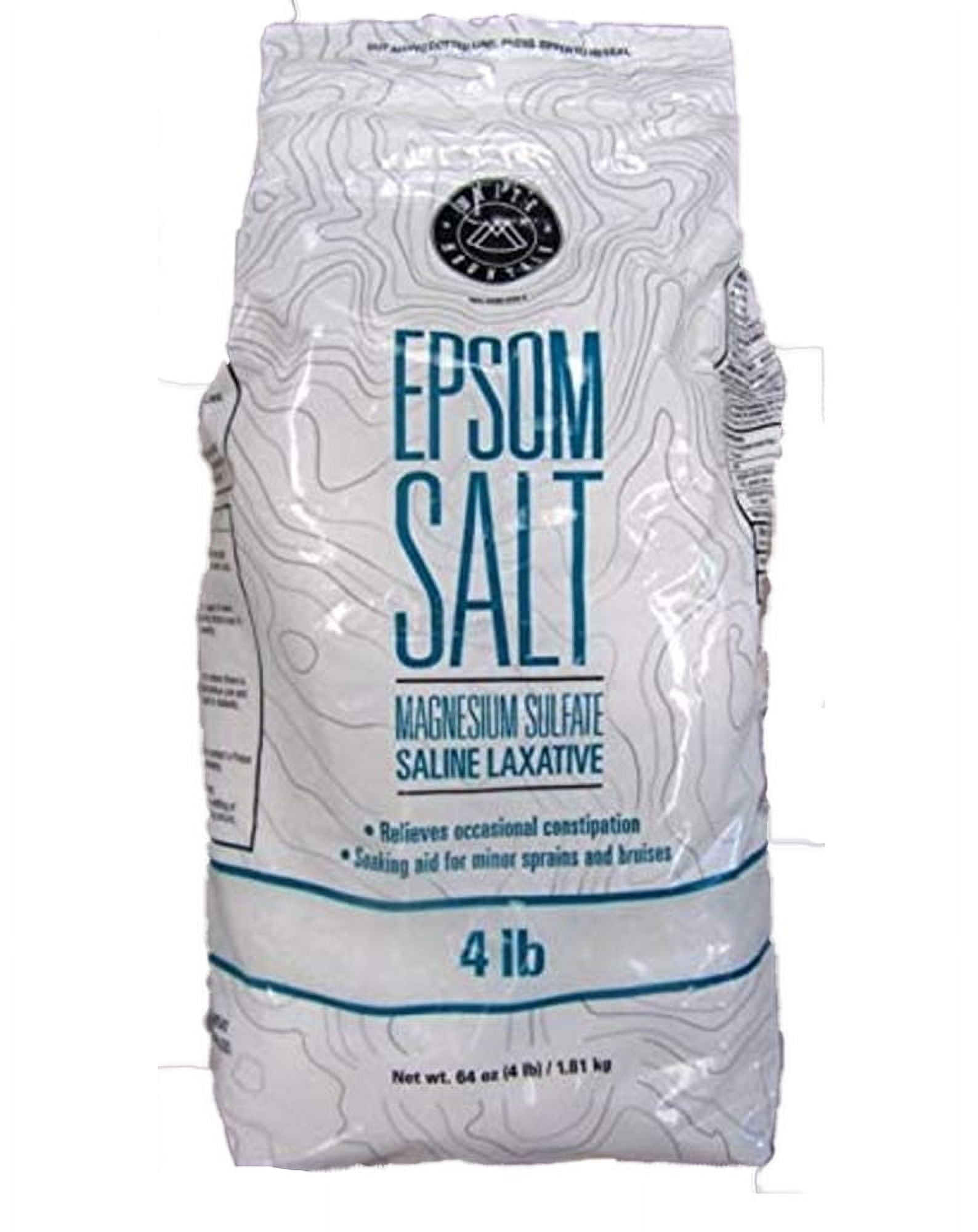 White Mountain Epsom Salt 4 LB Resealable Bag