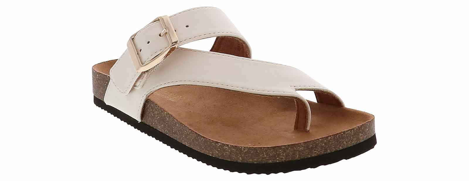 White Mountain Gentoo Sandali Bassi Per Bambine E Ragazze – Con Farfalla E Cinghia Regolabile, Leggeri E Traspiranti