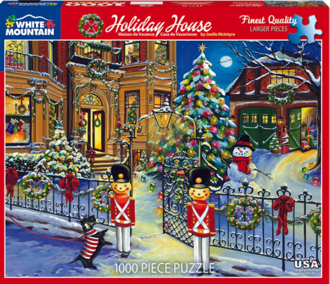White Mountain® Holiday House Jigsaw Puzzle