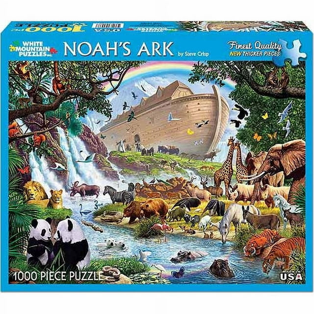 White Mountain Puzzles 1000-Piece Jigsaw Puzzle, Noah's Ark