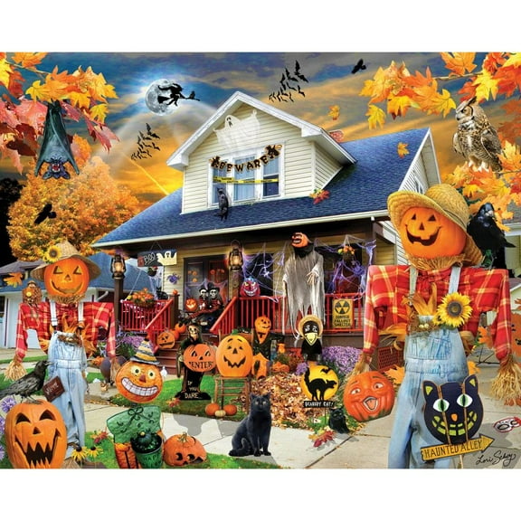 White Mountain Puzzles, Haunted House 1000 Piece Puzzle