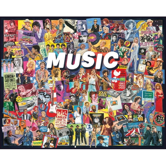 White Mountain Puzzles Music - 1000 Piece Jigsaw Puzzle
