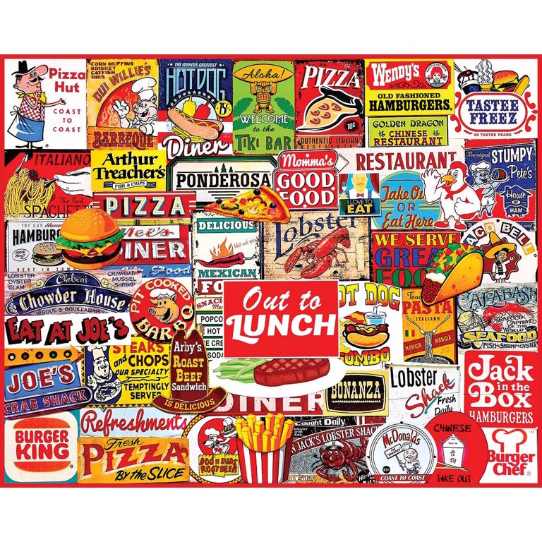 White Mountain Puzzles Popcorn 1000 Piece Jigsaw Puzzle - 24x30 Inch Fun Movie Theme Family Activity