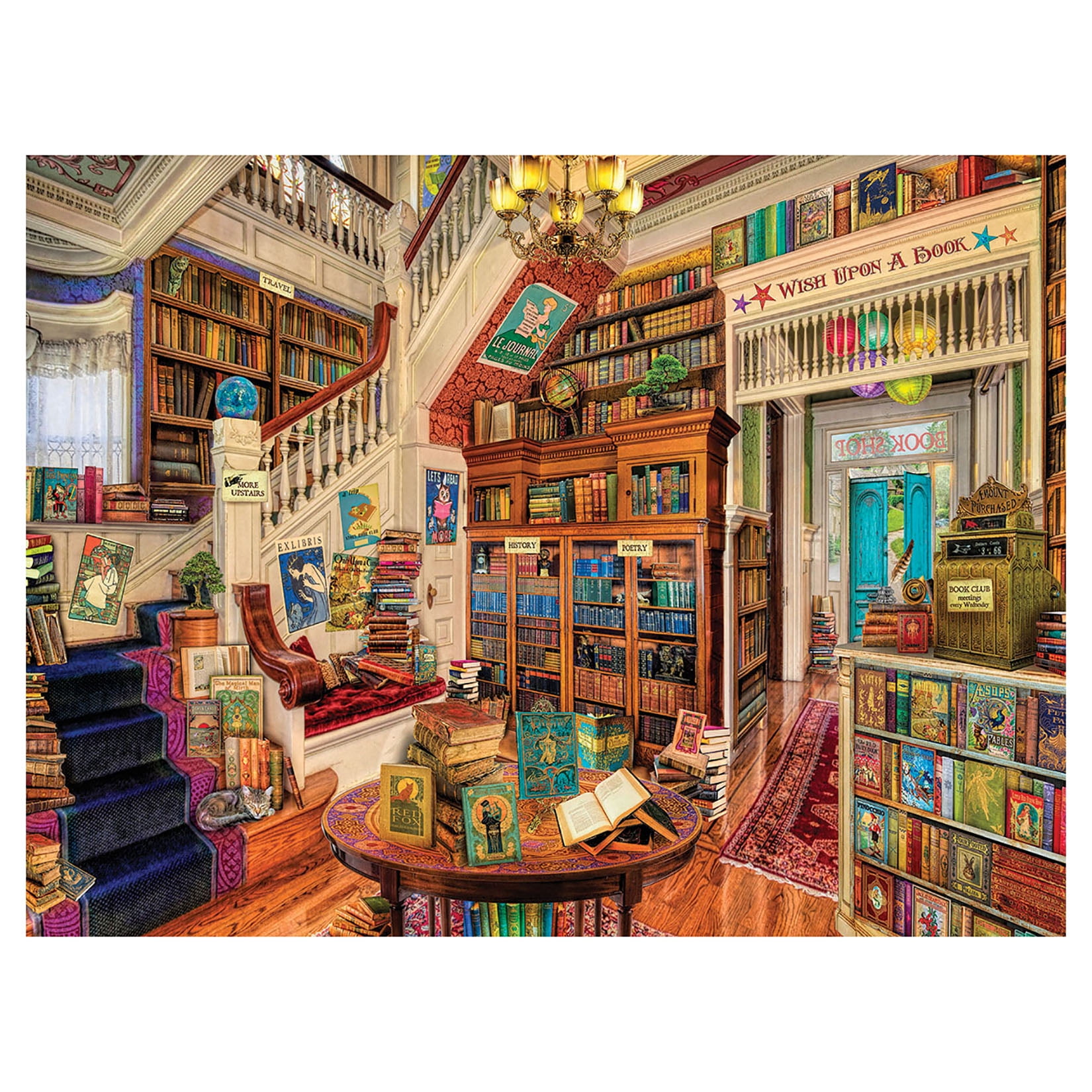 White Mountain Puzzles Readers Paradise - 1000 Piece Jigsaw Puzzle