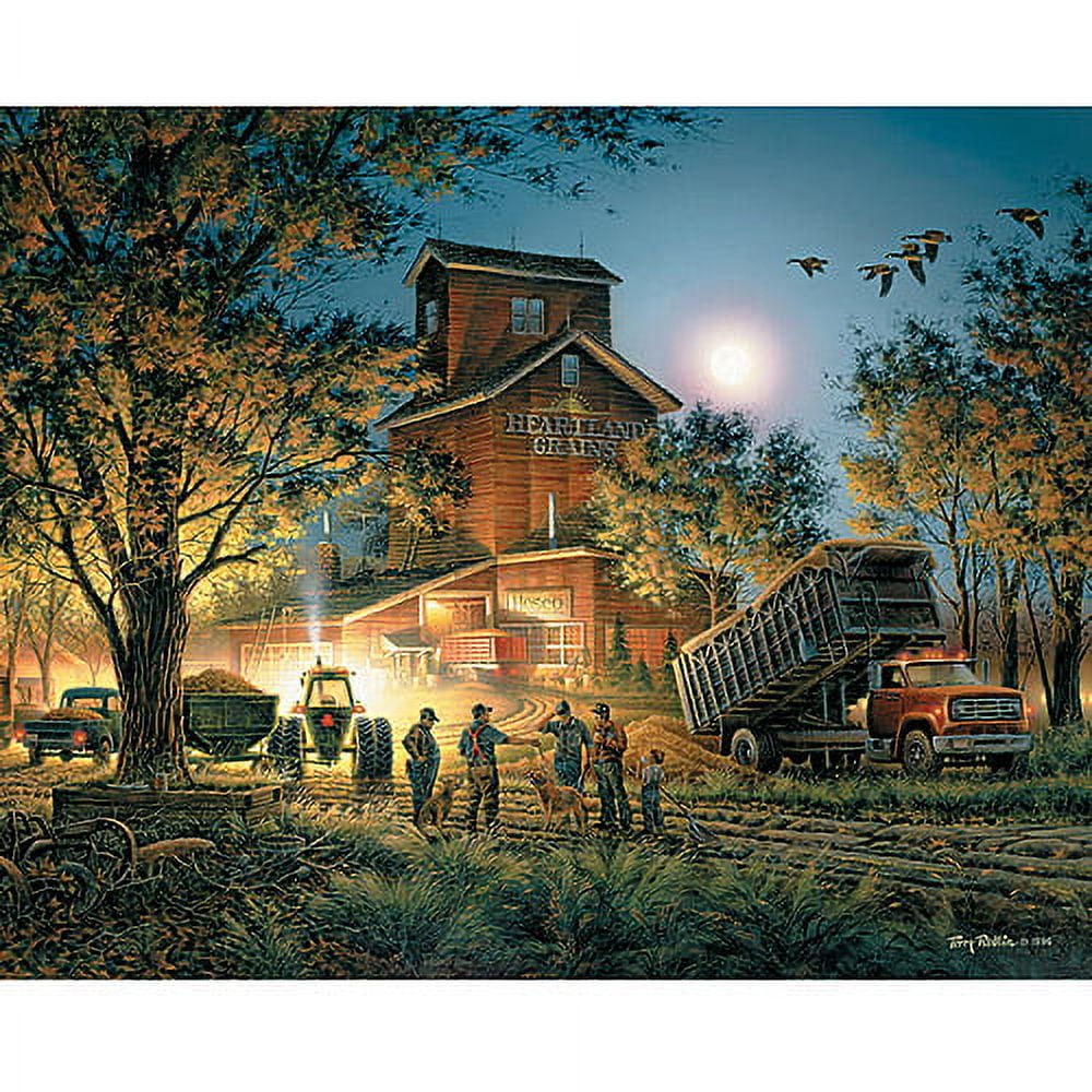 White Mountain Puzzles Terry Redlin Collection, Bountiful Harvest, 1000 ...