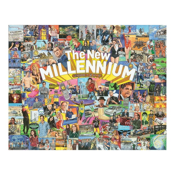White Mountain Puzzles the New Millennium - 1000 Piece Jigsaw Puzzle