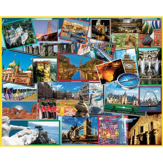 White Mountain® Where in the World Jigsaw Puzzle