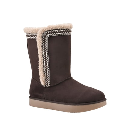 White Mountain Women's Blanca Faux Suede Winter Boot