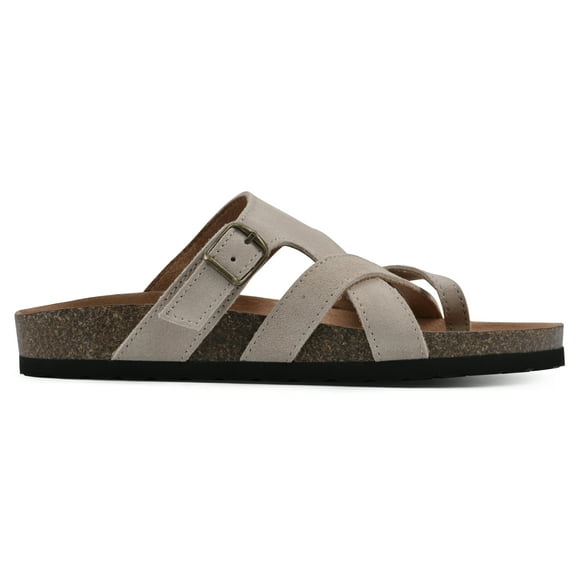 White Mountain Women's Graph Footbed Sandal