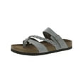 thumbnail image 1 of White Mountain Womens Hazy Nubuck Slip On Slide Sandals, 1 of 3