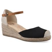 White Mountain Women's Maintain Espadrille Wedge - Medium & Wide Width