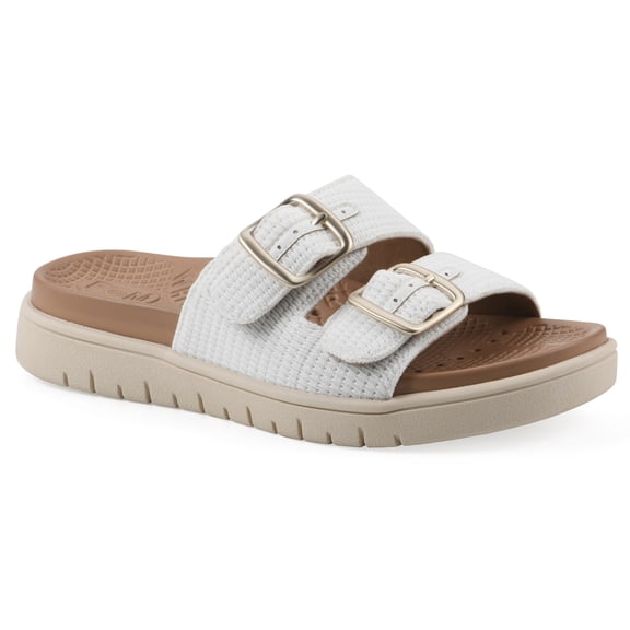 White Mountain Women's Nanny FOM Recovery Slide Sandal