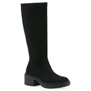 WHITE MOUNTAIN Women's Tall Faux Suede Stretch Boot