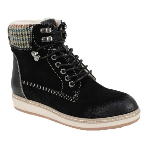 white mountain black suede boots