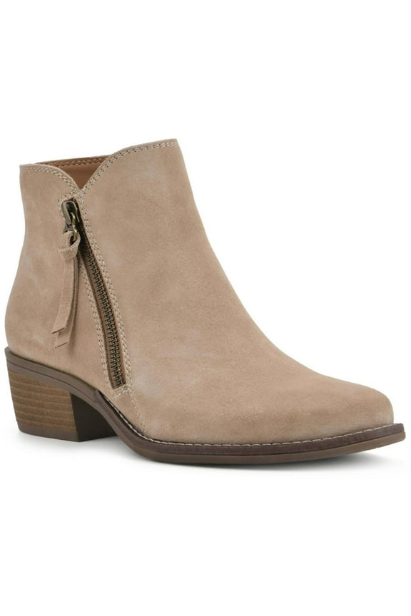 Womens Altos Suede Block Heel Ankle Boots