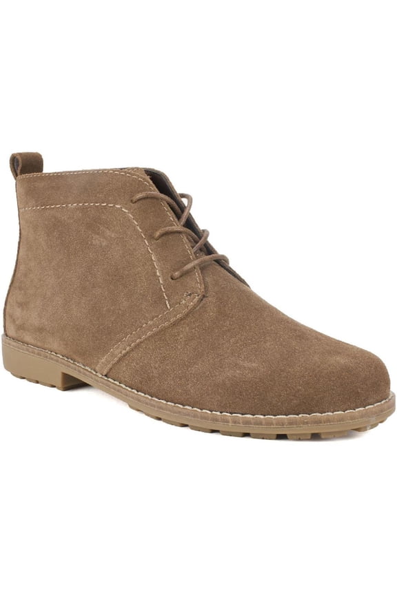 Womens Auburn Suede Lace Up Ankle Boots