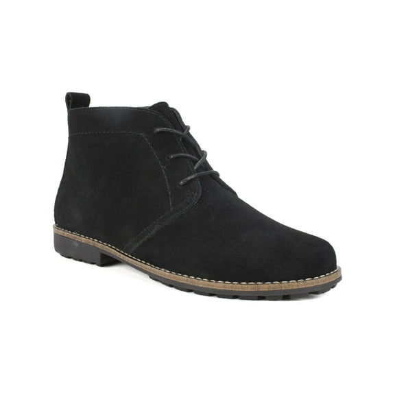 White Mountain Womens Auburn Suede Lace Up Ankle Boots