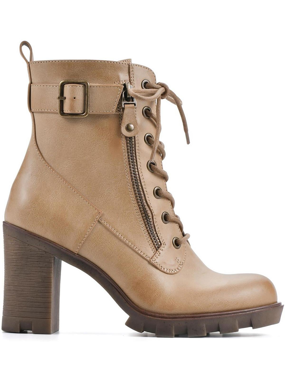 Bottines Cheville White Mountain Noir Similicuir - Taille US 7W - Occasion
