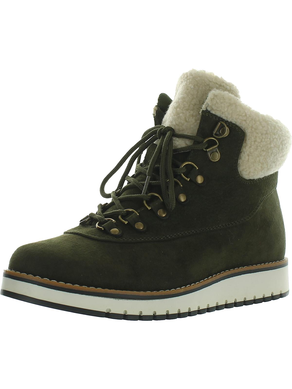 White Mountain Women's San Diego Combat Bootie Green Size 7.5 M