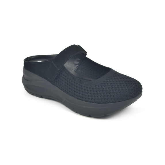 White Mountain Womens Fearless Knit Textured Mules