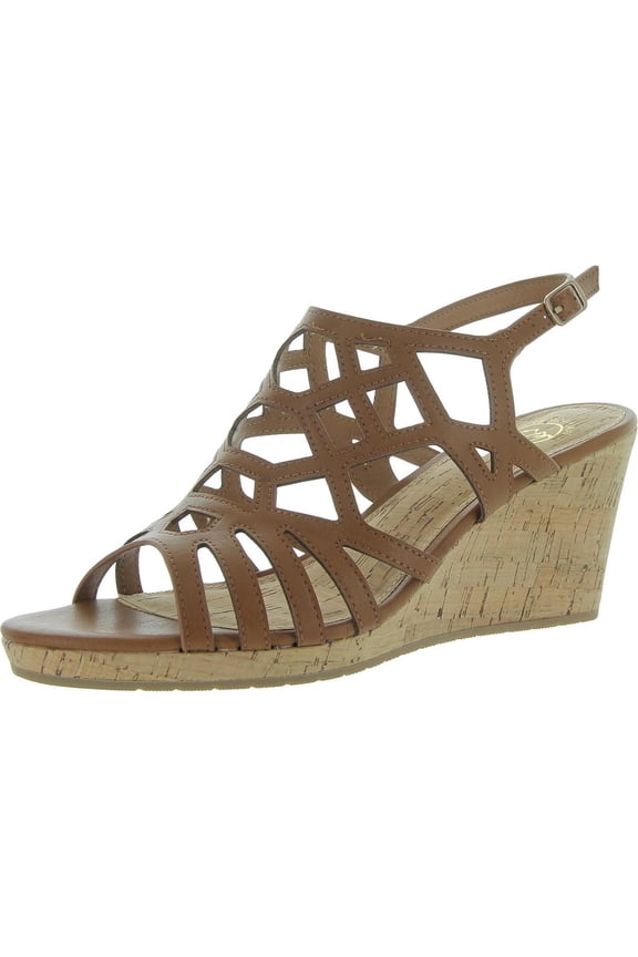 Womens Flaming Sling Back Wedges Wedge Sandals