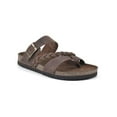 thumbnail image 1 of White Mountain Womens Hazy Braided Leather Slide Sandals, 1 of 3