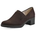 thumbnail image 1 of Cliffs by White Mountain Hunton Women’s Shooties Color: Dark Brown Suedette Size: 8 WIDE, 1 of 4