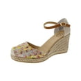 thumbnail image 1 of White Mountain Womens Mamba Woven Canvas Wedge Sandals, 1 of 1