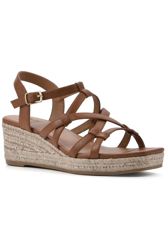 Womens Swayze Gladiator Square Open Toe Espadrilles