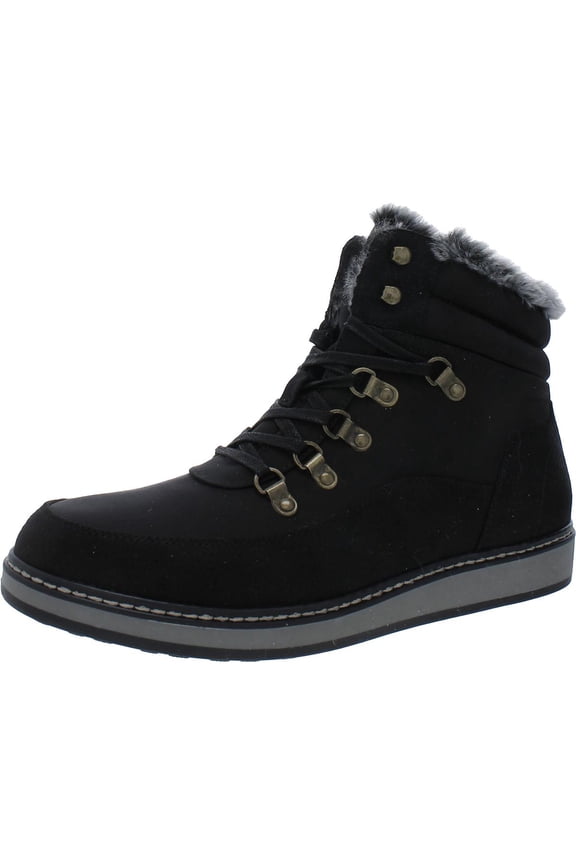Womens Tamasha Faux Fur Lined Lace-up Winter & Snow Boots